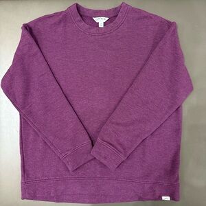 Orvis Purple Long Sleeve Sweater - Size Small